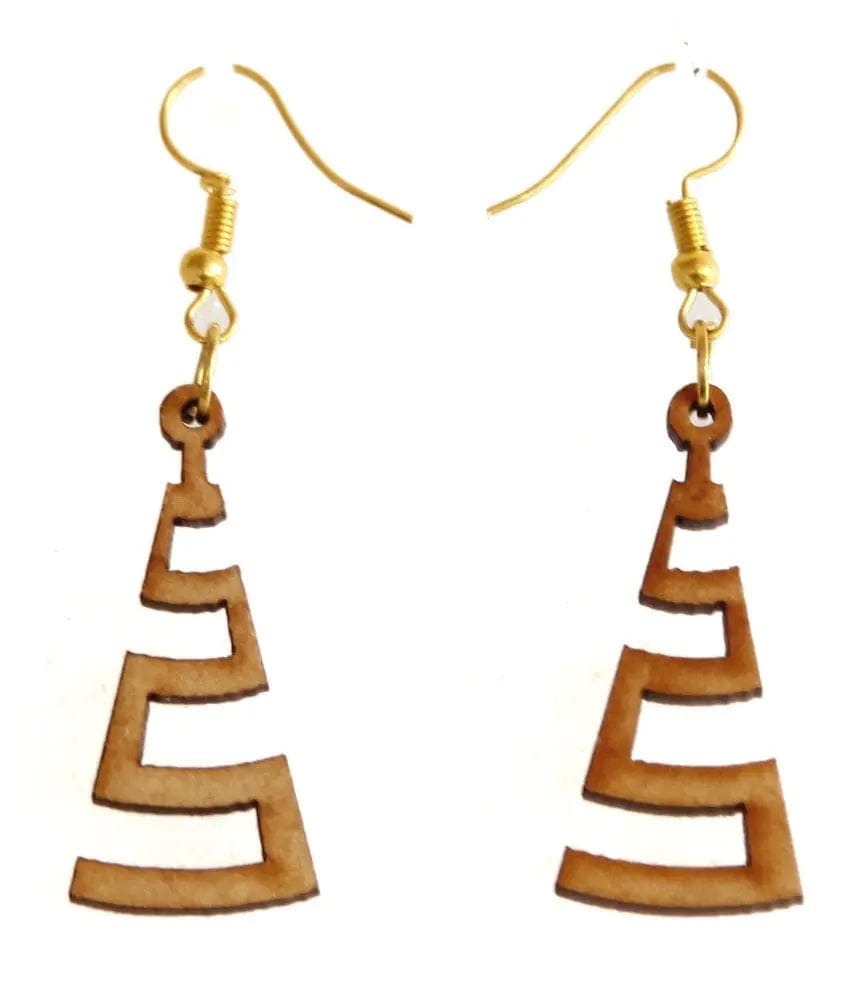 Handmade Wooden Earrings - Nature-Inspired and Unique Designs