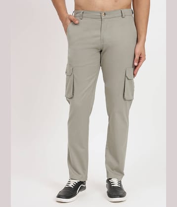 RAGZO Regular Flat Men's Cargos - Light Green ( Pack of 1 )