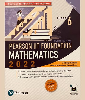 Pearson IIT Foundation Mathematics Class 6