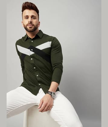 Gritstones - White Cotton Blend Regular Fit Men's Casual Shirt ( Pack of 1 )