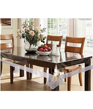 Casa Furnishing 6 Seater Transparent PVC Single Table Covers
