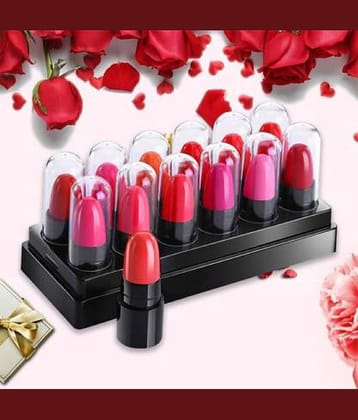 Pinner Minis Pout Party Matte Lipstick Highly Pigmented Mini Lipsticks (Set of 12 )
