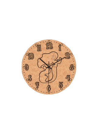 Dbeautify's MDF DIY Mermaid Wall Clock for Kids