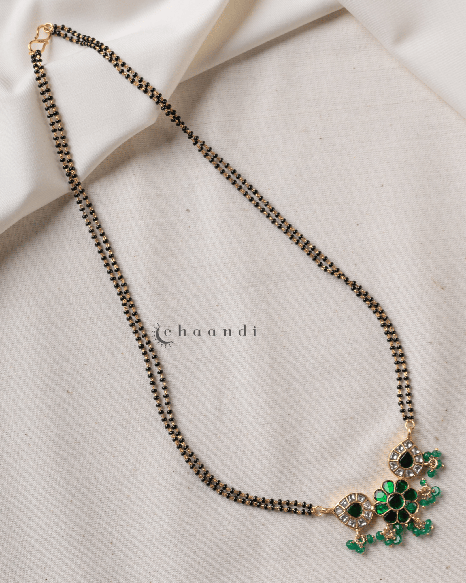 Gold Polish Silver Necklace CHN1590