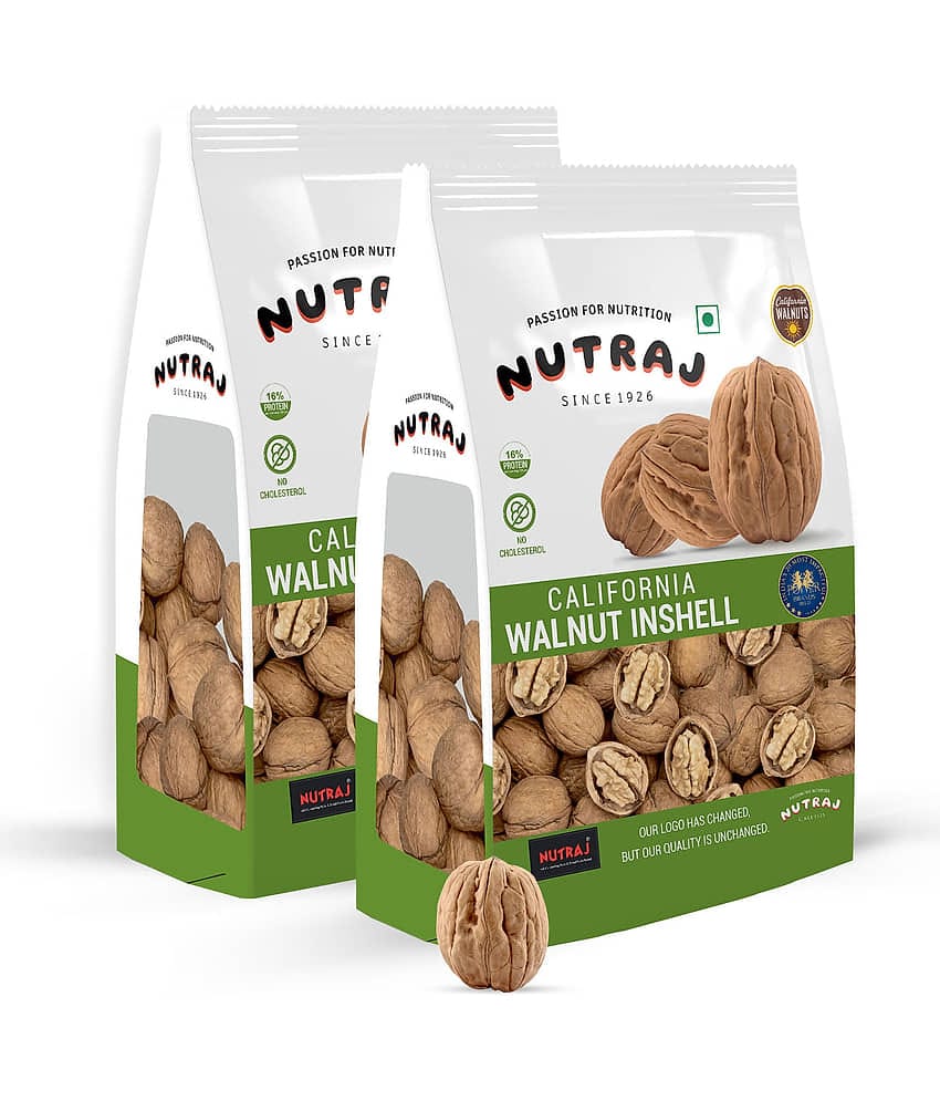 Nutraj California Walnut Inshell 1 Kg (500g X 2)