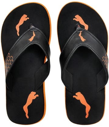 Cozy Wear - Orange Men's Thong Flip Flop