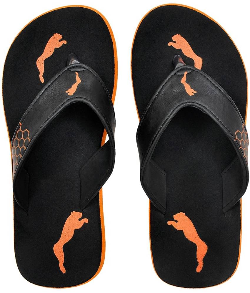 Cozy Wear - Orange Men's Thong Flip Flop
