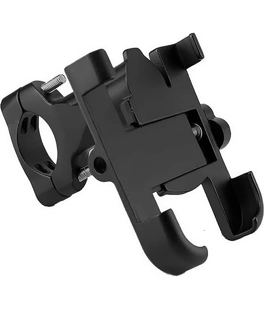 MS Wholesellar Universal Heavy Duty Metal Bike Mobile Holder | 360° Rotation | Anti-Slip Grip | Adjustable Handlebar Mount Stand for Smartphones