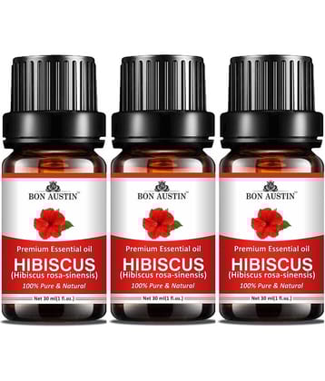 Bon Austin Hibiscus Essential Oil Aromatic 30 mL ( Pack of 3 )
