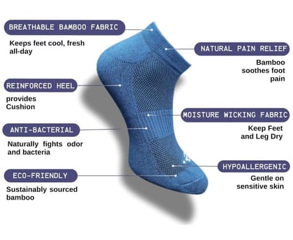 3_Pair Set Unisex Casual Cotton Printed Low Cut Socks (Multicolor)