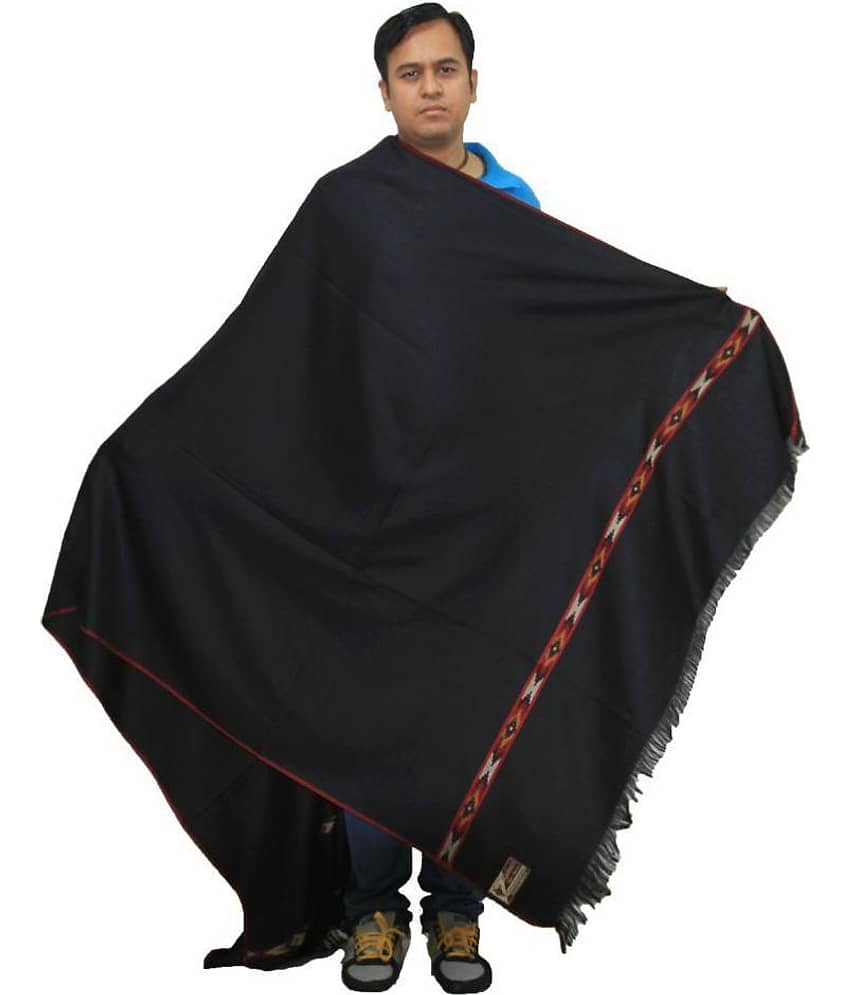 Vrinde Black Borders Pashmina Shawls