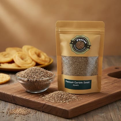 Phoran 200 gm Ajwain l Carom Seed | Phoran Digestive Spice for Parathas, Pakoras & Mathri l 200 gm Whole Ajwain Seed