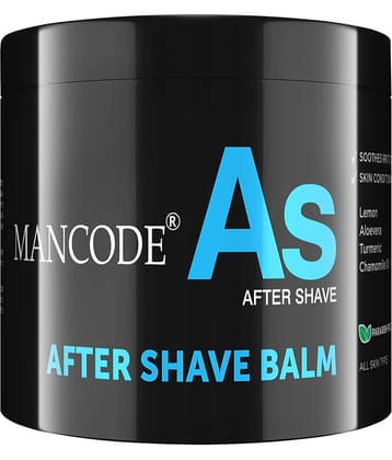 Mancode After Shave Balm ,Post Shave Treatment , Lemon Oil Aloe vera Turmeric, 100 gm (Pack of 1)