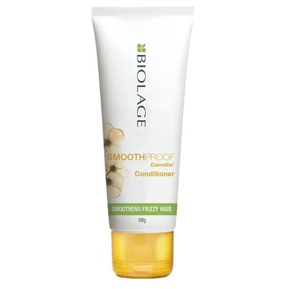Biolage Smooth Proof Anti-Frizz Conditioner for Dry and Frizzy Hair with Camellia Oil and Glycerin for 72HR Frizz Control for Women and Men Vegan and Cruelty-Free Biolage Smooth Proof Anti-Frizz Conditioner for Dry and Frizzy Hair with Camellia Oil and G
