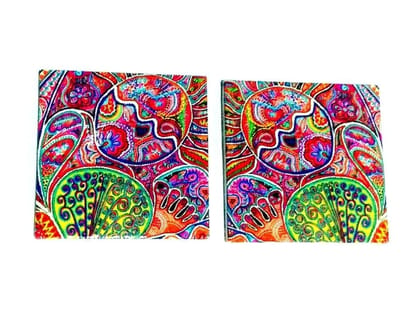 OF WHAT WE ARE ARTWORK COASTERS - SET OF 2