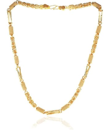 shankhraj mall Gold plated necklace chain for men or women-1004