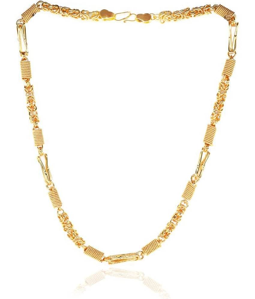 shankhraj mall Gold plated necklace chain for men or women-1004