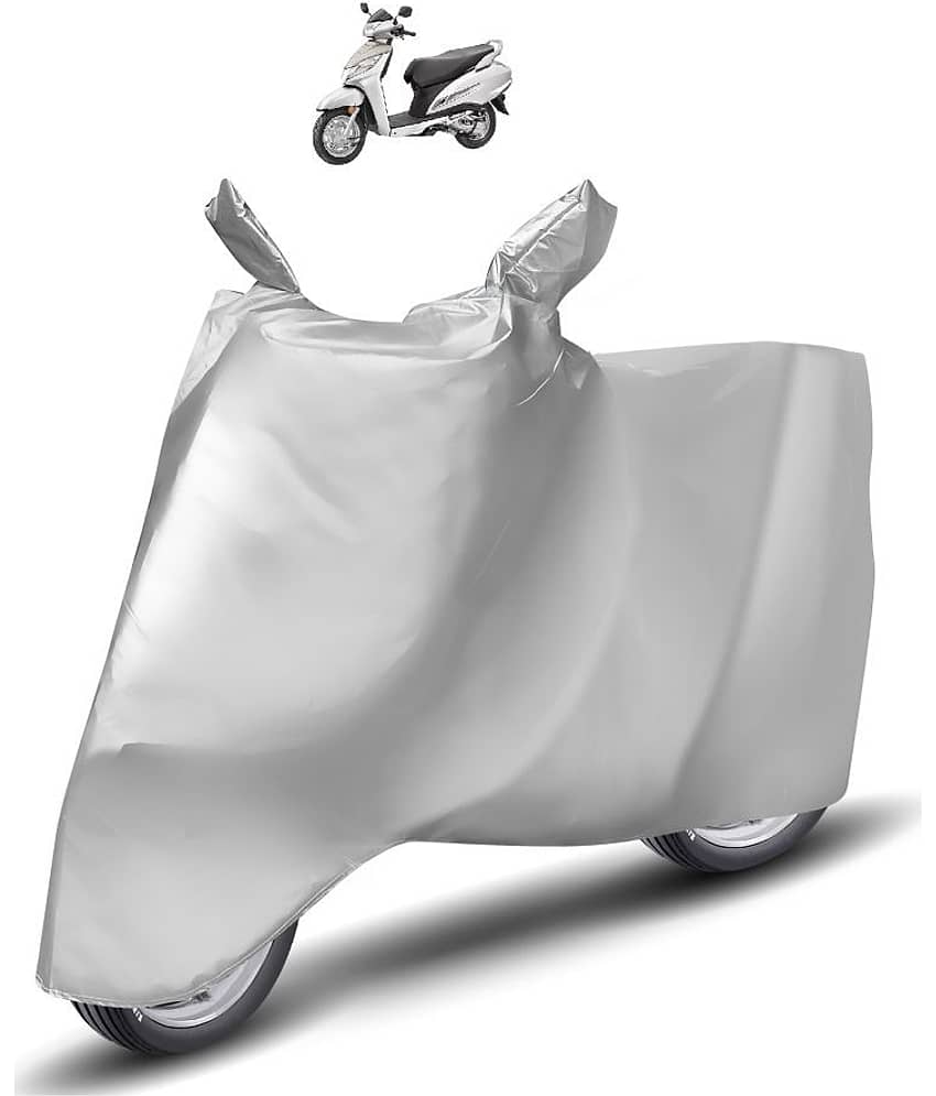 Auto Hub Bike Body Cover for Honda Activa 125 ( Pack of 1 ) , Silver