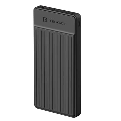 Portronics Luxcell B12 10000 mAh 12W Power Bank  (Black)