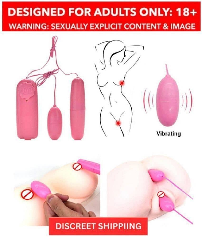 Small 5 Cm  Long 10 Cm Egg Vibrator For Young  Sexy Girls Masturbator Enjoying Real Sex Double Egg Vibrator Female Masturbator Vibrating Egg Remote Control G-S pot Massage Couple Vibrator- SEX TANTRA