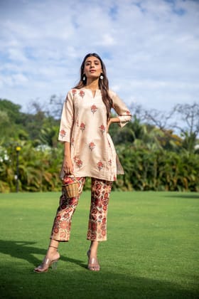 Rosy Red Co-Ord Set-XS