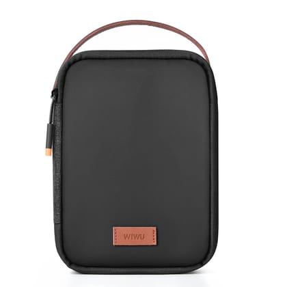 Tech Accessory Organizer: Travel in Style-Black