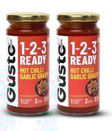 Gusto Foods Instant Hot Chill Gravy 250 gm Each (Pack of 2)