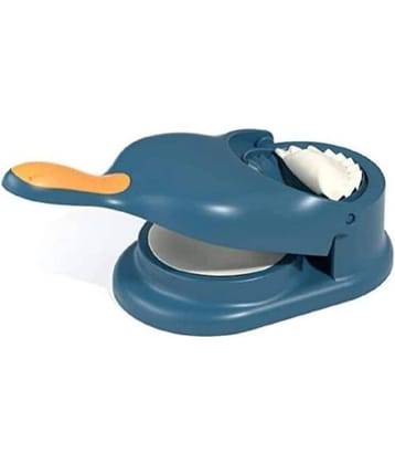 HINGOL2 in 1 Dumpling Maker Ghughra Momos Maker Machine, Skin Press Mould for Gujiya Ghughra Mould Machine, Kitchen Dumpling Making Tool with Dumpling Puri Maker