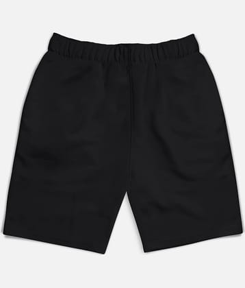 HELLCAT Pack of 1 Cotton Shorts For Boys ( Black )