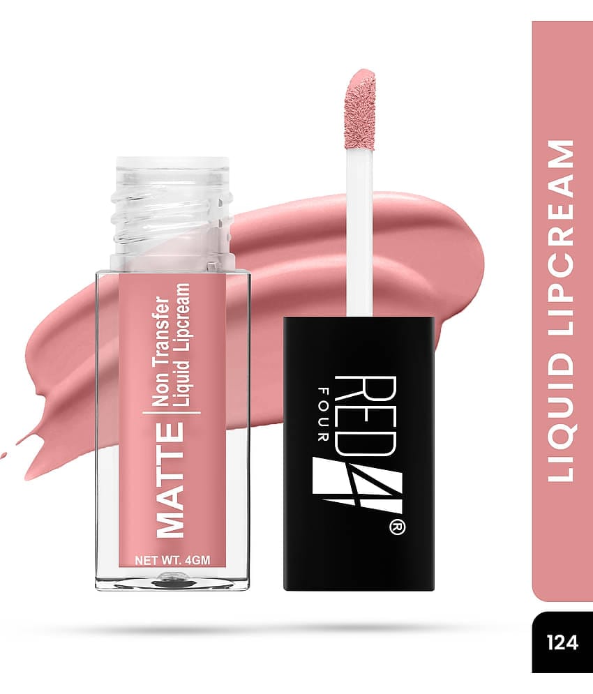 RED 4 Light Nude Matte Lipstick 4