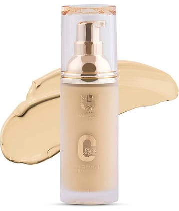 Mattlook Zero Pore Oil Control Full Coverage Matte Foundation, Ivory (45ml)