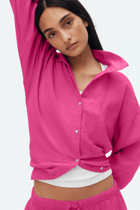 Ember Co-Ord Set: Fuchsia Pink-S