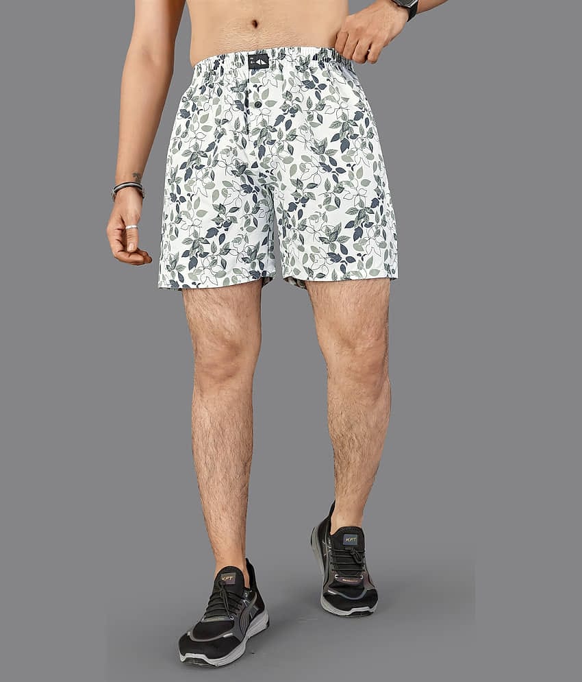 FTX Pack of 1 Cotton Blend Boxers For Men's ( Multicolor )