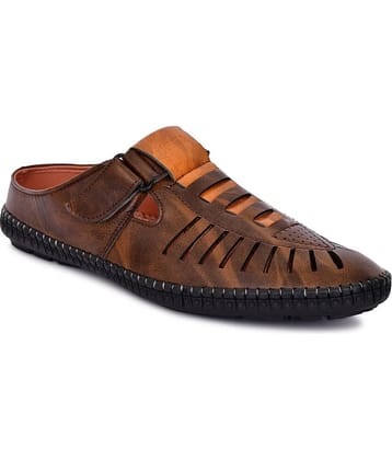Akiko - Tan Men's Sandals