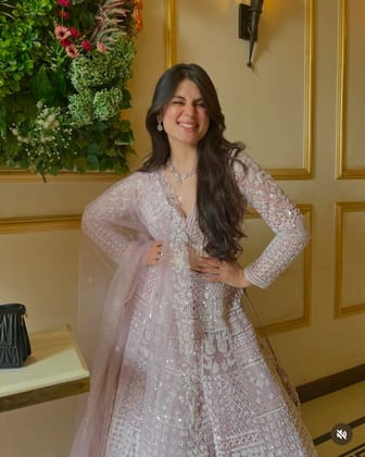 Royal Pink Lehnga Set With Dupatta