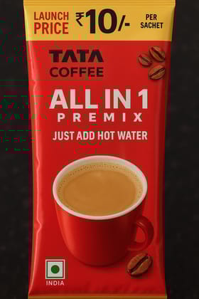 Tata Coffee All-In-1 Premix  Instant Coffee Magic 16gm