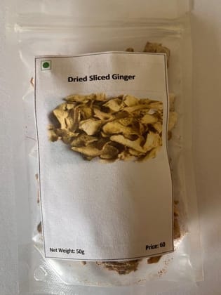 Dried Sliced Ginger - 50 gm