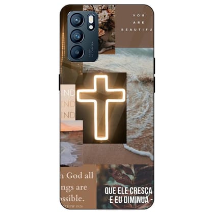 Jesus Son Of God - Glass Case For Oppo Models-Oppo A3