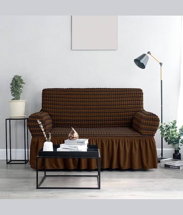 Cortina 2 Seater Polyester Sofa Cover ( Pack of 1 )