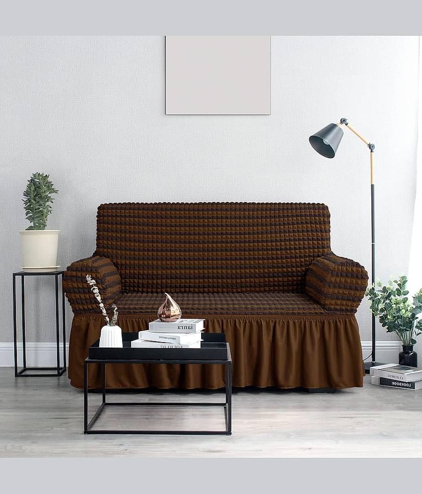 Cortina 2 Seater Polyester Sofa Cover ( Pack of 1 )