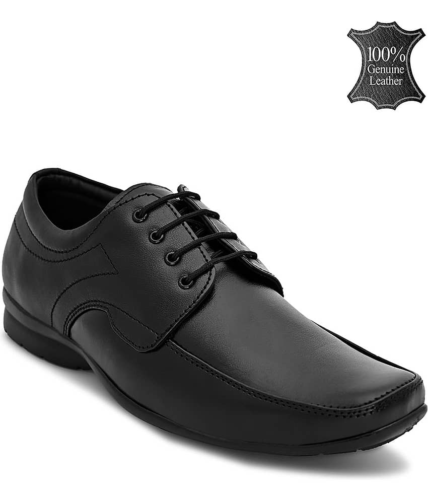 Fashion Victim Office Genuine Leather Black Formal Shoes