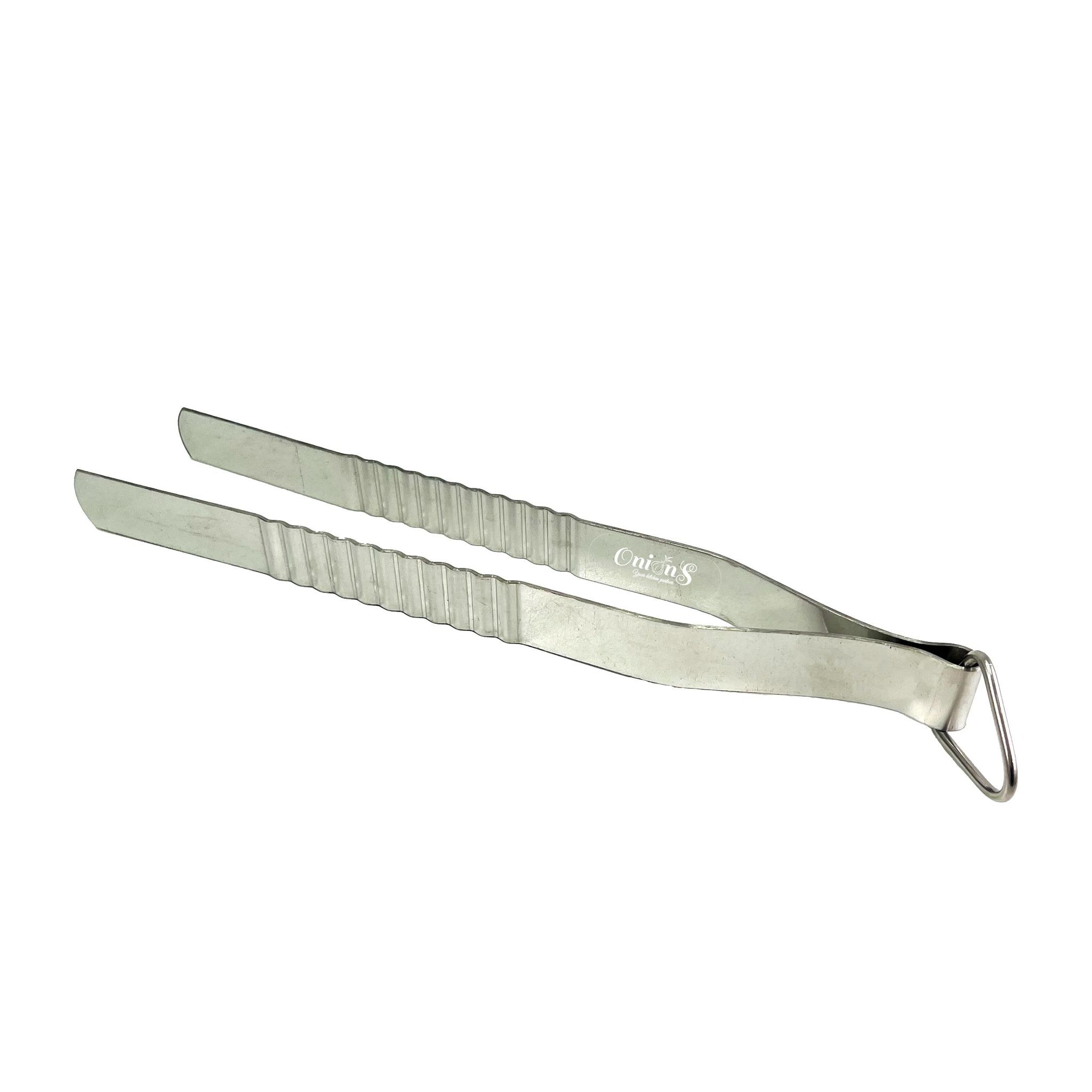 Onions Stainless Steel Sanman Kitchen Tongs, Chimta for Roti, Chapati Chimta, chipya,