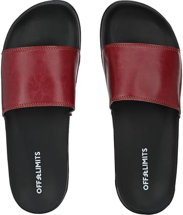 OFF LIMITS Maroon Slides
