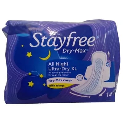 Stayfree Dry Max All Night Reg