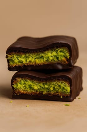 Myfa Chocolates Viral Dubai Kunafa Bites | Crunchy Pistachio Knafeh & Creamy Milk Chocolate | Luxury Gourmet Dessert Gift Box - 8 PC Myfa Chocolates Viral Dubai Kunafa Bites | Crunchy Pistachio Knafeh & Creamy Milk Chocolate | Luxury Gourmet Dessert Gift Box - 8 PC