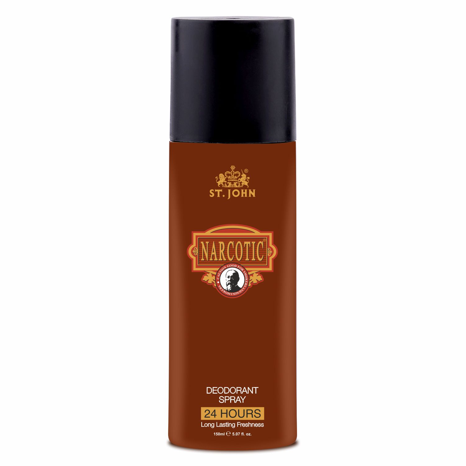 ST.JOHN Deo Narcotic Deodorant Body Spray for Long Lasting Protection 150ml (Pack of 12)