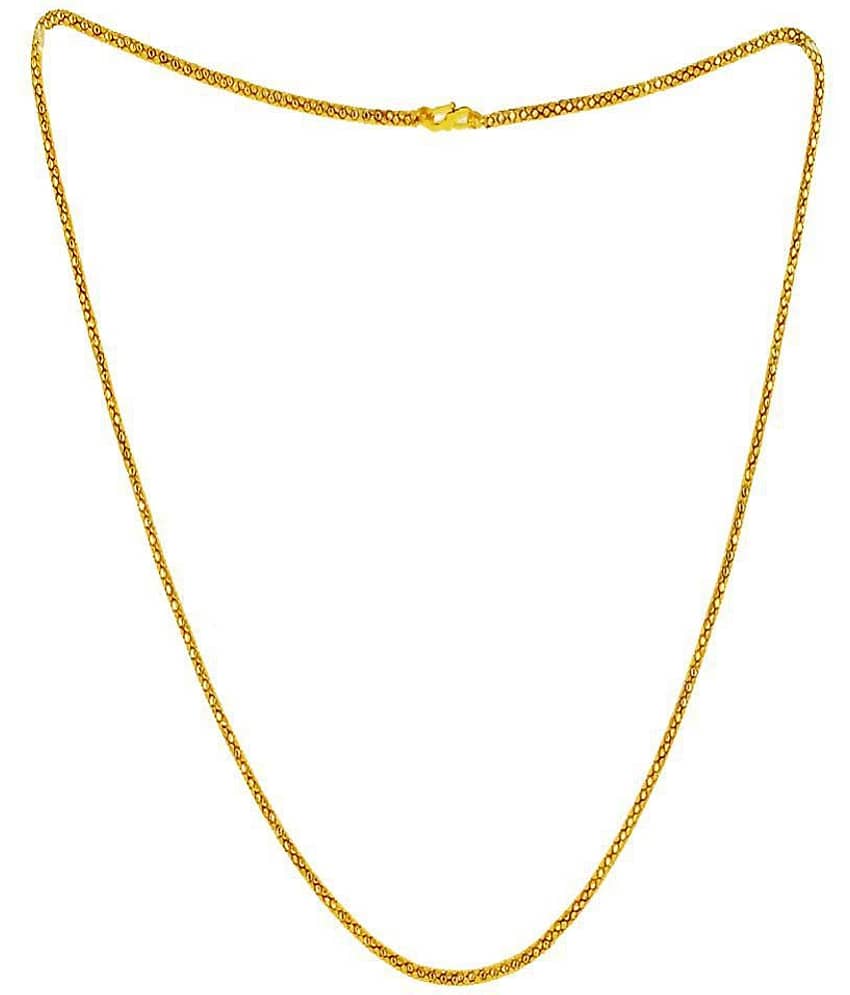 SHANKH-KRIVA Gold Plated Chain ( Set of 1 )