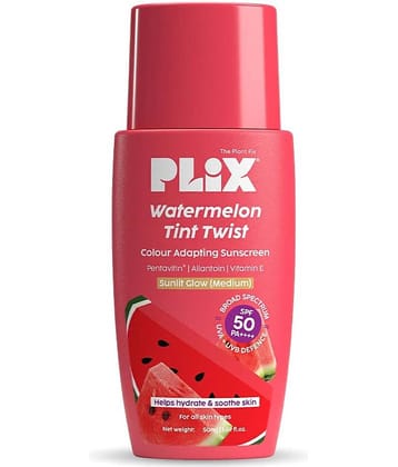 Plix SPF 50 Sunscreen Cream For All Skin Type ( Pack of 1 )