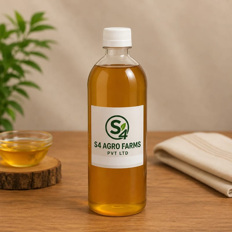 S4 Agro Organic Cold-Pressed Sesame Oil (1L) | Pure & Natural Edible Oil | Everyday Cooking & Traditional Recipes