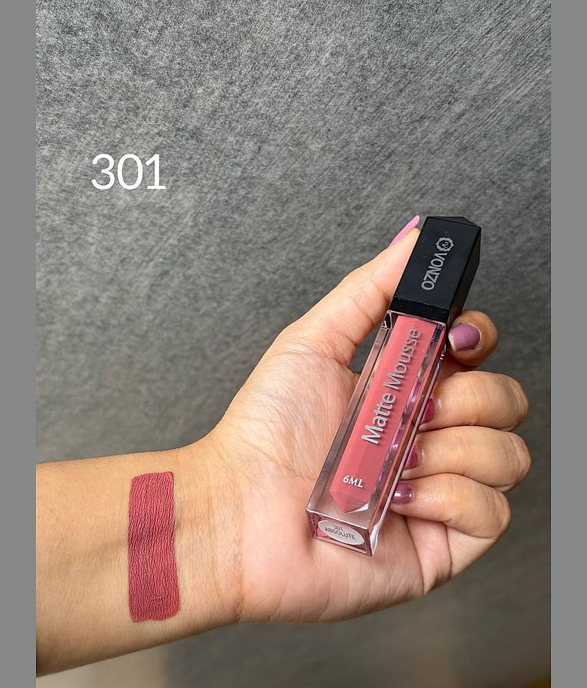 VONZO Nude Matte Long Lasting Liquid Lipstick ( Pack of 1 )